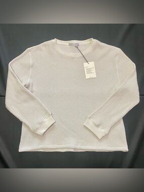 With A Beginner’s Mind Waffle Knit Long Sleeve Top